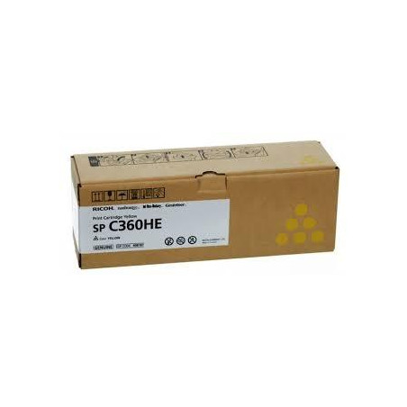 (408187) RICOH CARTUCHO DE TÓNER AMARILLO SPC360HE