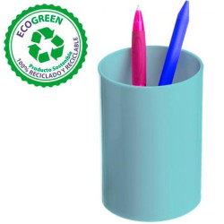 (771 AZ PS) ARCHIVO 2000 PORTALÁPICES ECOGREEN 75X105MM RECICLADO AZUL PASTEL