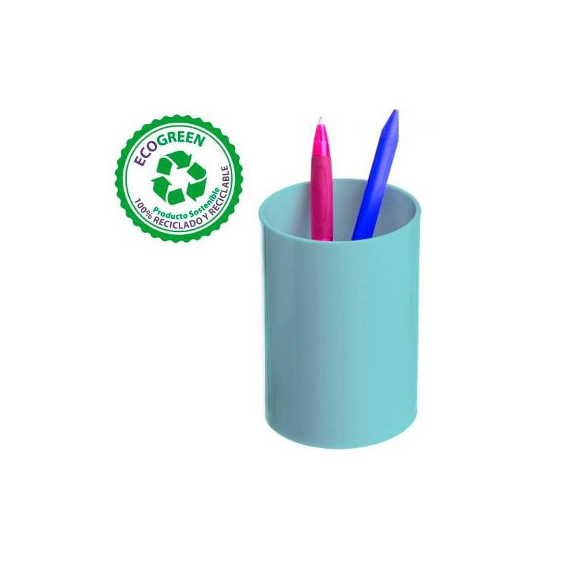 (771 AZ PS) ARCHIVO 2000 PORTALÁPICES ECOGREEN 75X105MM RECICLADO AZUL PASTEL