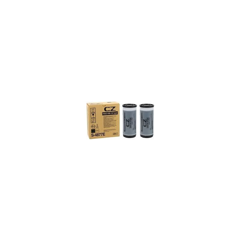 (S-4877E) RISO TINTA NEGRO CZ180 (PACK 2)