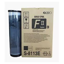 (S-8113E) RISO TINTA NEGRO SERIE EZ/SF/RZ/MZ (PACK 2) (SUSTITUYE A S7612E S4253A S6930E)