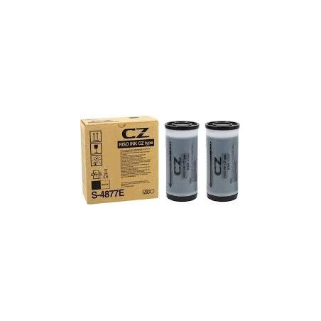 (S-4877E) RISO TINTA NEGRO CZ180 (PACK 2)