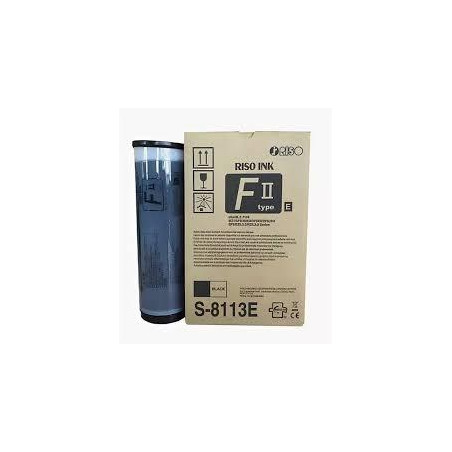 (S-8113E) RISO TINTA NEGRO SERIE EZ/SF/RZ/MZ (PACK 2) (SUSTITUYE A S7612E S4253A S6930E)