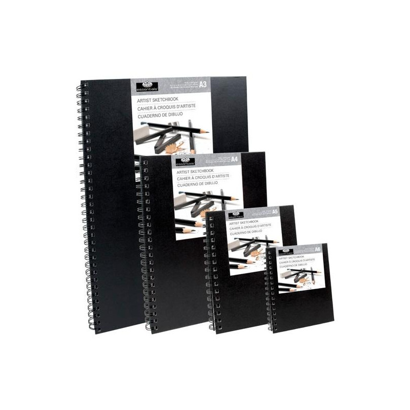 (RSB-A3) ROYAL LANGNICKEL CUADERNO DE BOCETOS A3 ESPIRAL TAPA DURA