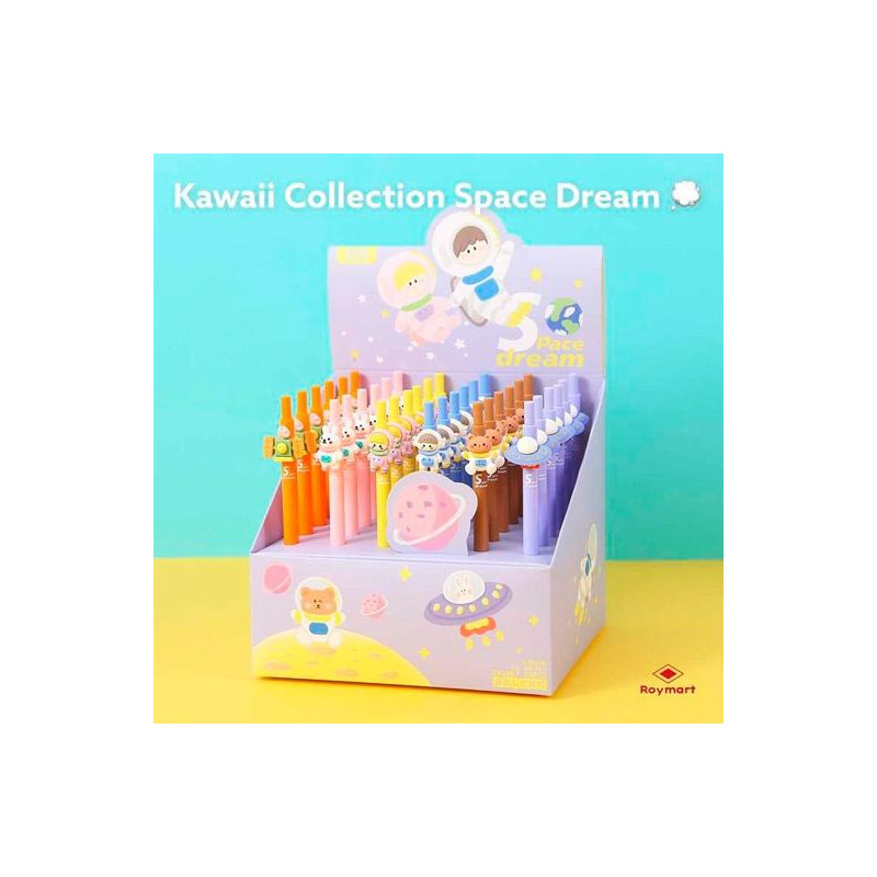 (EZV-2687) ROYMART BOLIS GEL SPACE DREAM COLORES SURTIDOS EXPOSITOR 36 UD