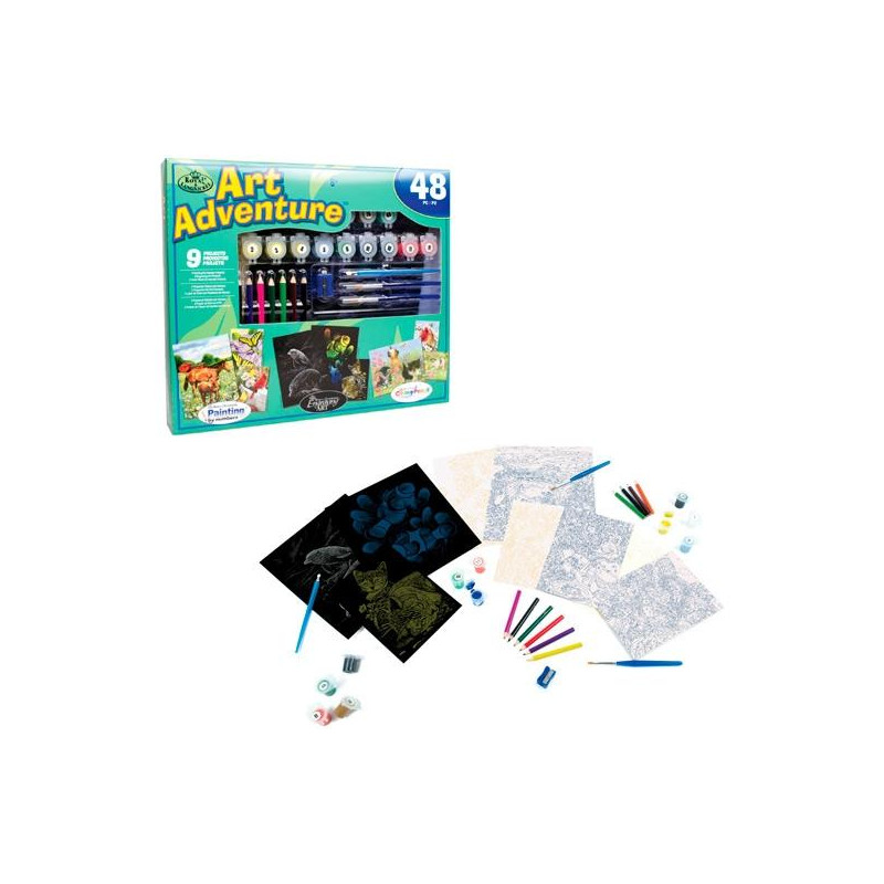 (AVS-105) ROYAL LANGNICKEL JUEGO DE ARTE ADVENTURE SUPER VALUE 9 PROYECTOS