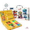 (AB-1051) ROYMART SET ART STUDIO MALETÍN 68 PIEZAS THREE ROBOTS C/SURTIDOS