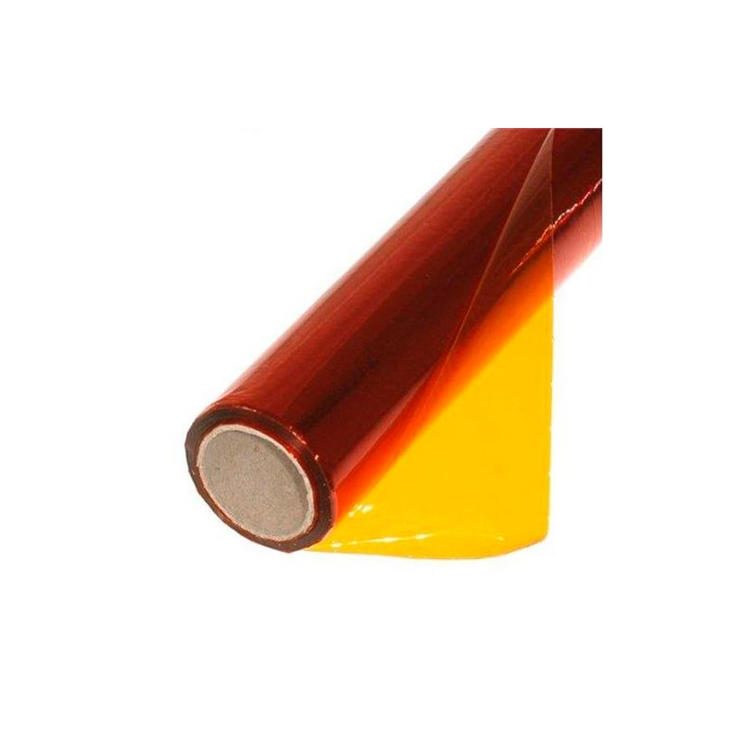 (12507) SADIPAL PAPEL CELOFÁN PLIEGOS MICROPERFORADO ROLLO 25H 50X65CM NARANJA