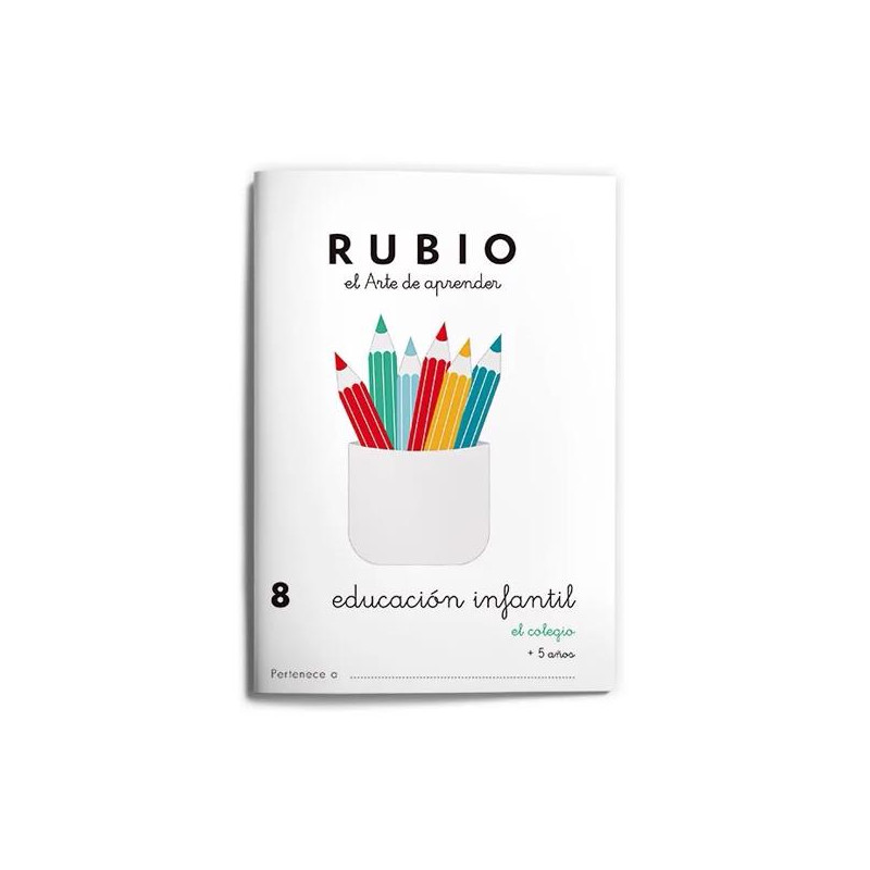 (EI8) RUBIO CUADERNO EDUCACIÓN INFANTIL 8
