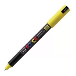 (289751000/317776000) POSCA MARCADOR  PC-1MR NO PERMANENTE PUNTA EXTRAFINA 0.7MM  AMARILLO