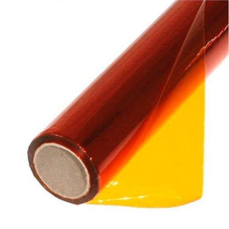(12507) SADIPAL PAPEL CELOFÁN PLIEGOS MICROPERFORADO ROLLO 25H 50X65CM NARANJA