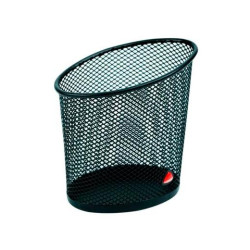 (ALMESHCUP NE) ARCHIVO 2000 PORTALÁPICES DE REJILLA MESH ALBA GRAN CAPACIDAD 105X70X105 MM NEGRO