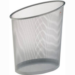 (ALMESHCORB GS) ARCHIVO 2000 PAPELERA DE REJILLA MESH ALBA CAPACIDAD 18 LITROS 355X290X400 MM GRIS