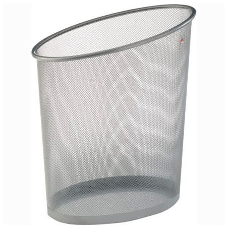 (ALMESHCORB GS) ARCHIVO 2000 PAPELERA DE REJILLA MESH ALBA CAPACIDAD 18 LITROS 355X290X400 MM GRIS