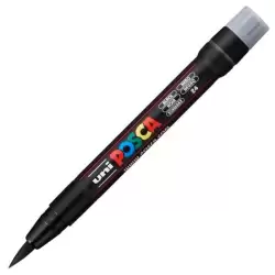 (300384000) POSCA MARCADOR  PCF-350 NO PERMANENTE PUNTA ACRÍLICA ESTILO PINCEL NEGRO
