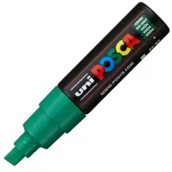 (300475000) POSCA MARCADOR  PC-8K NO PERMANENTE PUNTA BISELADA 8.0MM VERDE