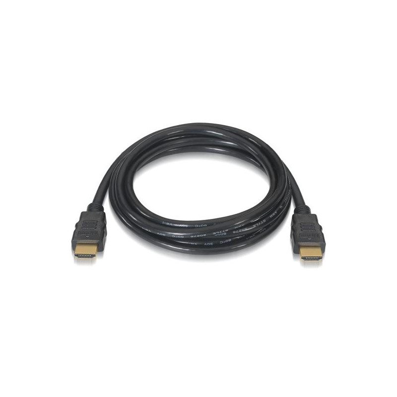 (A120-0121) AISENS CABLE HDMI V2.0 PREMIUM ALTA VELOCIDAD HEC 4K@60HZ 18GBPS A/M - A/M NEGRO 2