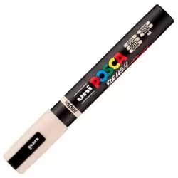 (311894000) POSCA MARCADOR PC-5BR BRUSH PUNTA M SEMIFLEXIBLE BEIGE