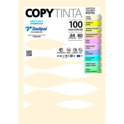 (11302) SADIPAL PAPEL COPYTINTA A4 80GR INKJET/LÁSER PAQUETE 100H COLORES SURTIDOS PASTEL