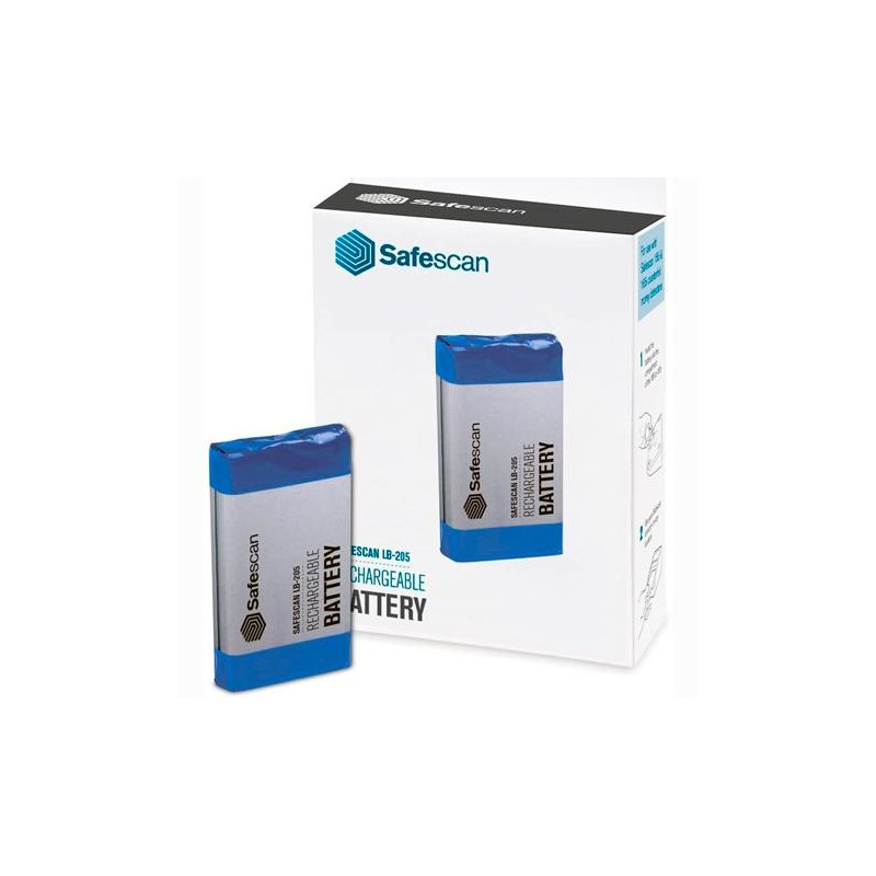 (131-0477) SAFESCAN BATERÍA RECARGABLE LB-205 PARA CONTADORAS DE DINERO MODELOS 6165
