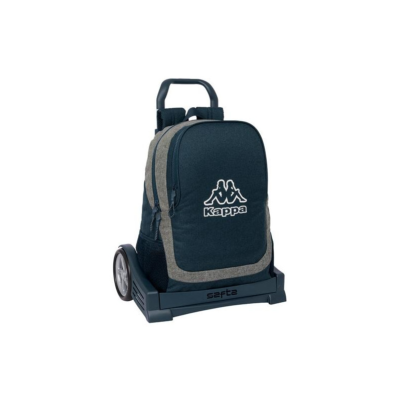 (612475860) SAFTA MOCHILA 665 + CARRO EVOLUTION KAPPA "DARK NAVY"