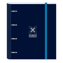 (512474666) SAFTA CARPETA DE ANILLAS 4X35MM C/RECAMBIO 100H A4 T/DURAS CIERRE C/GOMA MUNICH "NAUTIC"