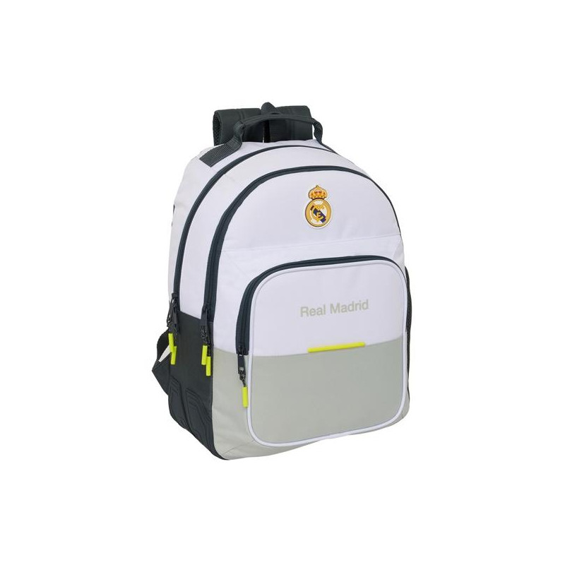 (612554773) SAFTA MOCHILA DOBLE CON CANTONERAS ADAPT.CARRO REAL MADRID EQUIPACIÓN 25/26