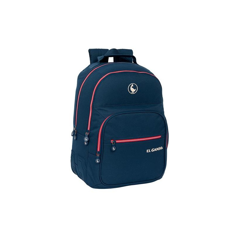 (612409773) SAFTA MOCHILA DOBLE ADAPTABLE CARRO EL GANSO "CLASSIC" 20L AZUL