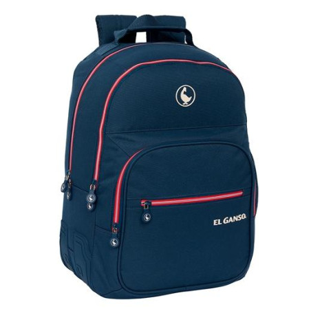 (612409773) SAFTA MOCHILA DOBLE ADAPTABLE CARRO EL GANSO "CLASSIC" 20L AZUL