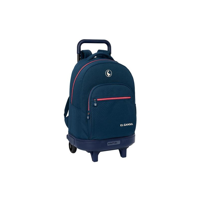 (612409918) SAFTA MOCHILA GRANDE C/RUEDAS COMPACT EXTRAIBLE EL GANSO "CLASSIC"