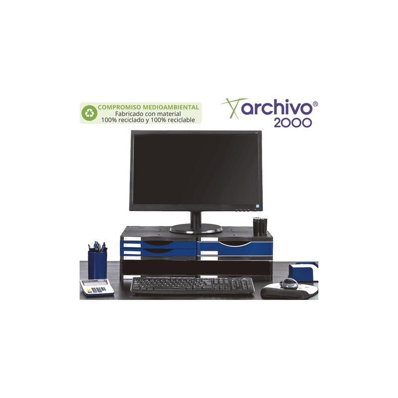 (6522M1 AZ) ARCHIVO 2000 SOPORTE MONITOR ERGONÓMICO SOSTENIBLE
