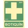 (6170-05H VE) ARCHIVO 2000 SEÑAL "BOTIQUÍN" 224X300 PVC VERDE