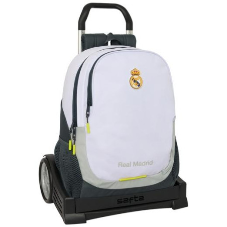 (612554860) SAFTA MOCHILA 665+CARRO EVOLUTION REAL MADRID EQUIPACIÓN 25/26