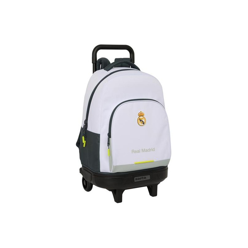 (612554918) SAFTA MOCHILA GDE. C/RUEDAS COMPACT EXTRAIBLE REAL MADRID EQUIPACIÓN 25/26