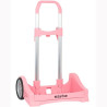 (641071205) SAFTA CARRO PORTAMOCHILAS EVOLUTION P.176C TROLLEY ROSA PALO