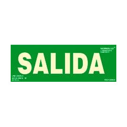(6170-06H VE) ARCHIVO 2000 PACK DE 2 SEÑALES "SALIDA" 300X105 PVC VERDE