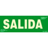 (6170-06H VE) ARCHIVO 2000 PACK DE 2 SEÑALES "SALIDA" 300X105 PVC VERDE