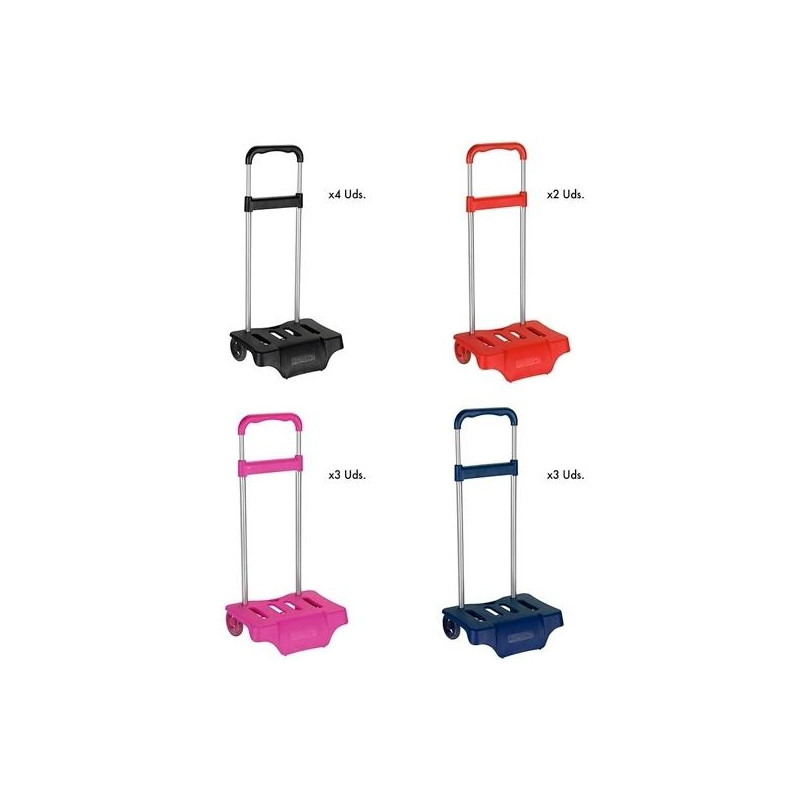 (905 NEGRO) SAFTA PORTAMOCHILAS MOD.905 TROLLEY COLOR NEGRO