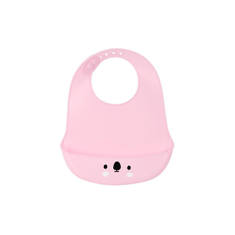 (822107922) SAFTA BABERO DE SILICONA "KOALA" PINK