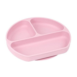 (822107923) SAFTA PLATO SILICONA CON VENTOSA "KOALA" PINK