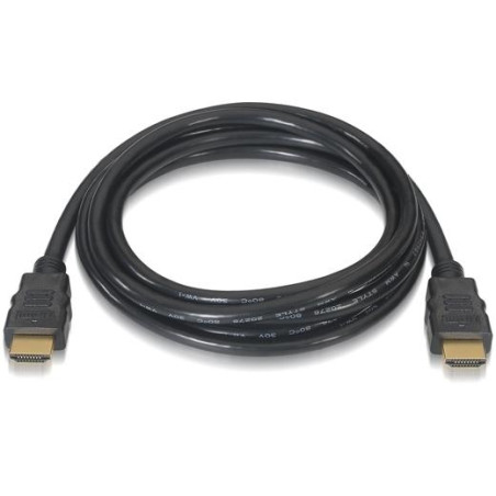 (A120-0372) AISENS CABLE HDMI V2.0 PREMIUM ALTA VELOCIDAD HEC 4K@60HZ 18GBPS A/M - A/M NEGRO 10M
