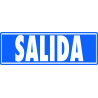 (6177-07 GS) ARCHIVO 2000 SEÑAL "SALIDA (SIN INDICADOR)" 175X65 PVC GRIS