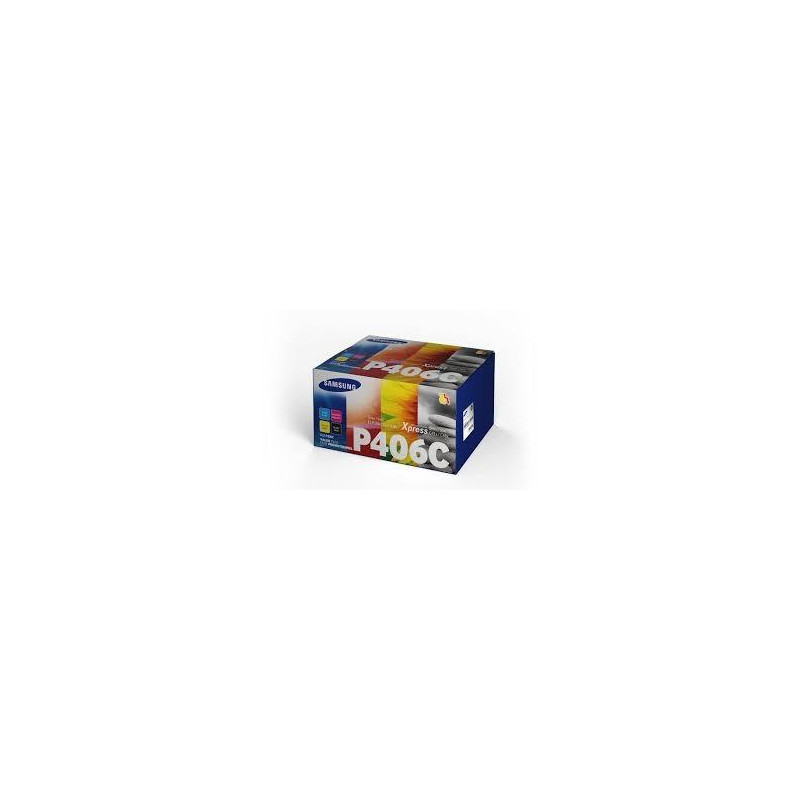 (SU375A) SAMSUNG CLP-360/CLP-365 RAINBOW TONER KIT (C/M/Y/K) CLTP406C