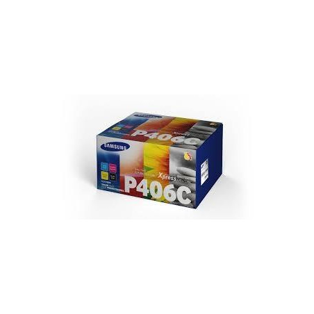 (SU375A) SAMSUNG CLP-360/CLP-365 RAINBOW TONER KIT (C/M/Y/K) CLTP406C