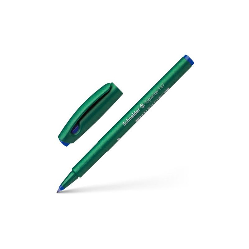 (SH1473) SCHNEIDER ROTULADOR FINELINER TOPWRITER 147 AZUL