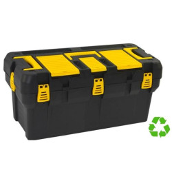 (CP14901265 NE) ARCHIVO 2000 CAJA DE HERRAMIENTAS SOSTENIBLE XL GRAN CAPACIDAD 315X655X310MM NEGRO/AMARILLO