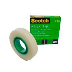(7100054153) SCOTCH CINTA ADHESIVA INVISIBLE MAGIC ROLLO 12MM X 33M CAJA INDIVIDUAL