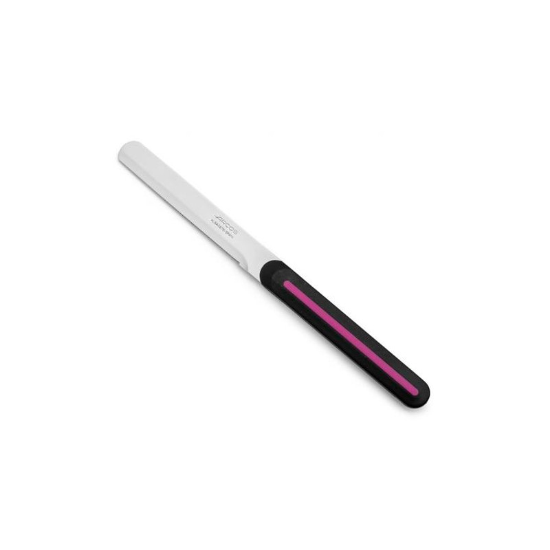 (373631) ARCOS CUCHILLO DESAYUNO NEGRO-FUCSIA POLIPROPILENO