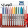 (2157681) SHARPIE MARCADOR PERMANENTE MYSTIC GEMS C/SURTIDOS PASTEL BLÍSTER 12 UD