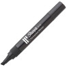 (S0192654) SHARPIE MARCADOR PERMANENTE W10 PUNTA BISELADA NEGRO CAJA 12 UD